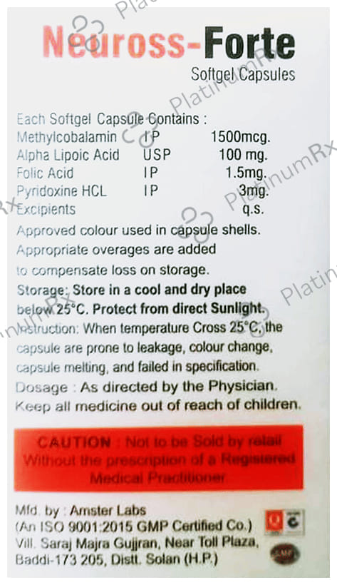 Neuross Neuross Forte Softgel Capsule 10s