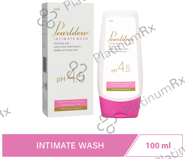 Pearldew PH 4.5 Intimate Wash (100ml Each) 1 Bottle
