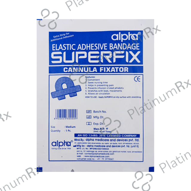Alpha Elastic Adhesive Bandage Superfix Cannula Fixator