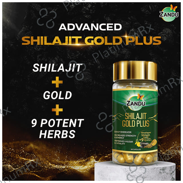 Zandu 500mg Shilajit Gold Plus Capsule 60s