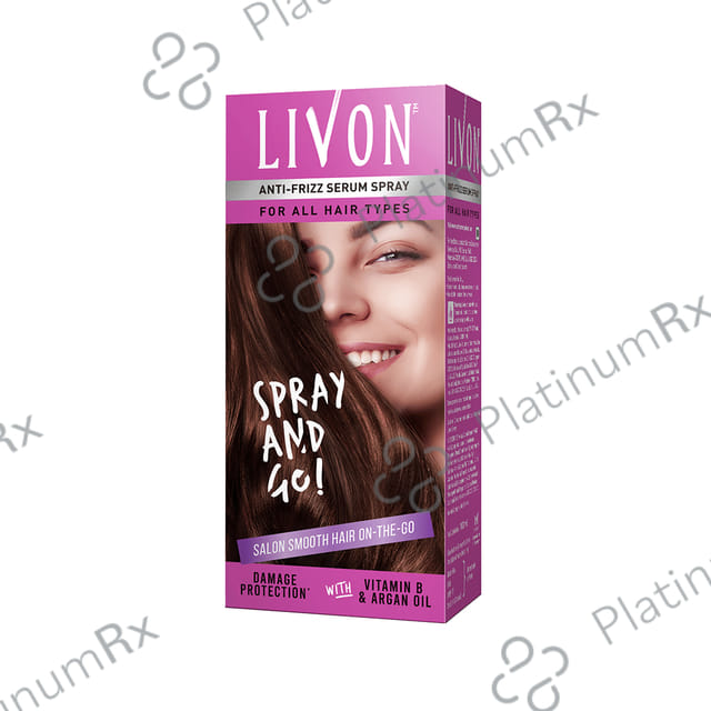 Livon Anti-Frizz Serum Spray for All Hair Types 100 Serum