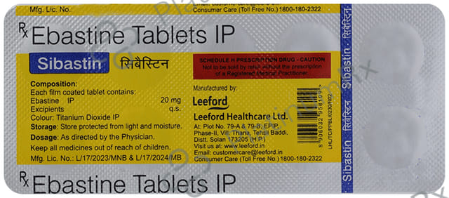 Sibastin 20mg Tablet 10s