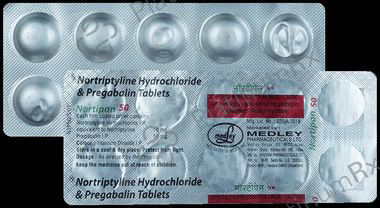 Nortipan 50mg/10mg Tablet