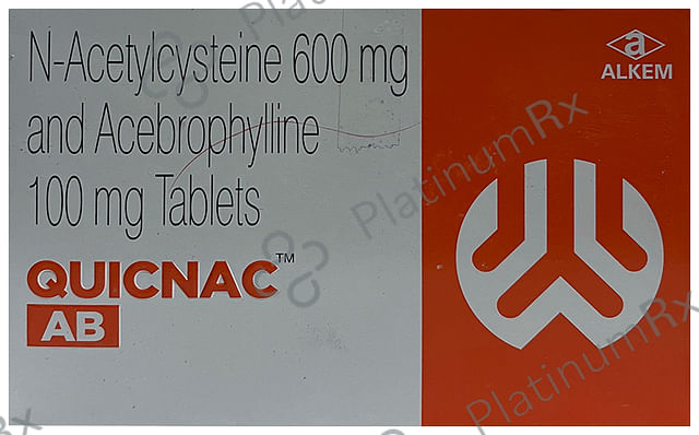 Quicnac AB 100/600mg Tablet 10s