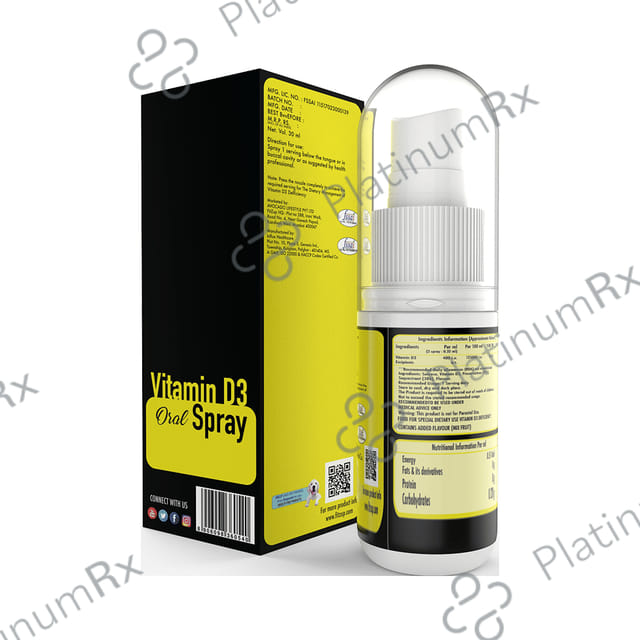 Fitzup Vitamin D3 Oral Spray