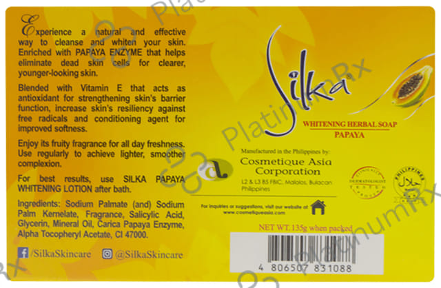 Silka Papaya Whitening Herbal Soap