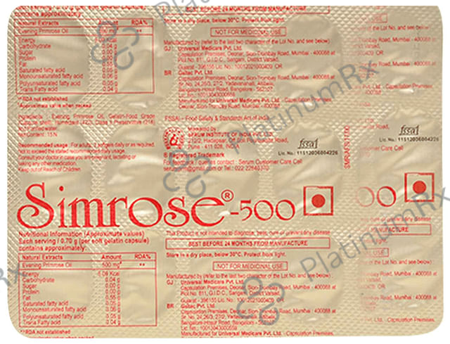 Simrose Capsule 15s