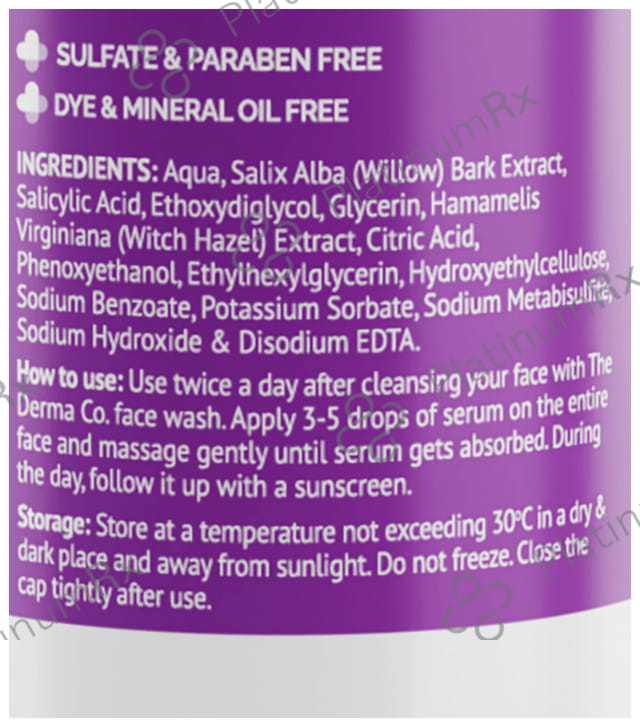 The Derma Co 2% Salicylic Acid Face Serum 30 ml