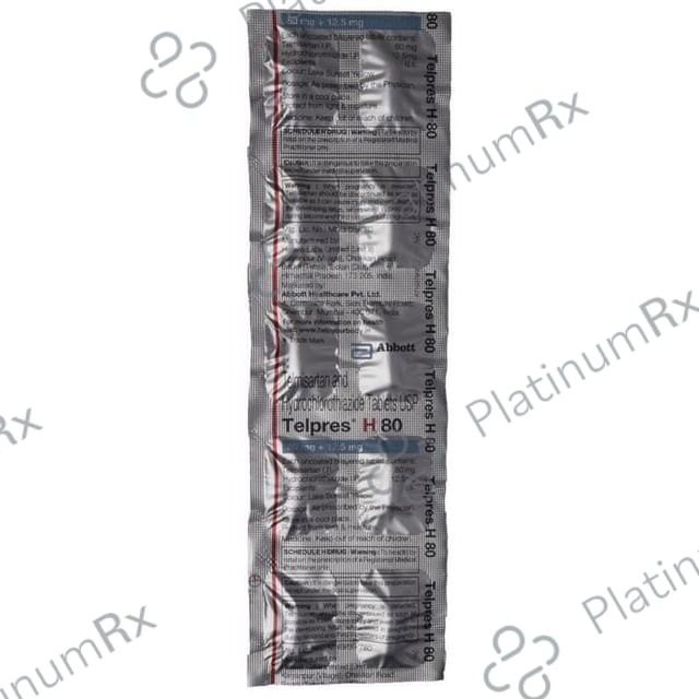 Telpres H 12.5/80mg Tablet 10s