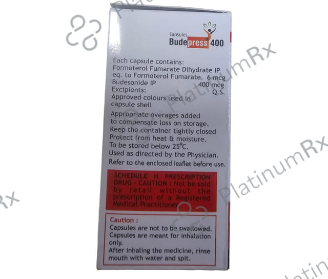 Budepress 6/400mcg Capsule 30s