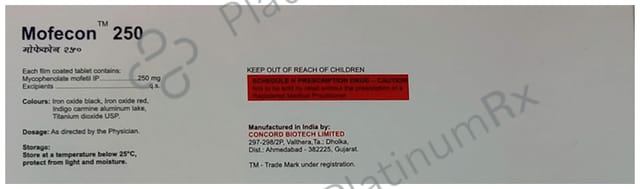 Mofecon 250mg Tablet