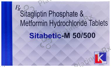 Sitabetic-M 50/500 Tablet