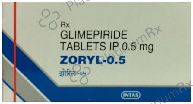 Zoryl 0.5mg Tablet 15s