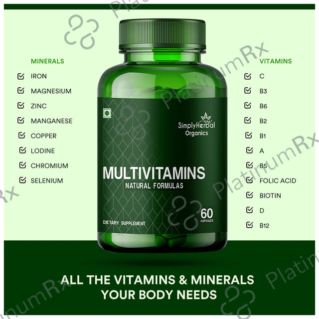 Simply Herbal Organics Multivitamins Capsule
