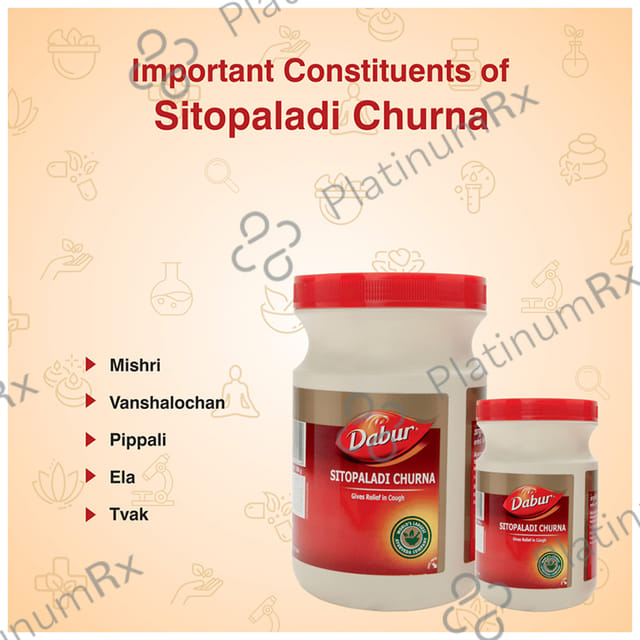 Dabur Sitopaladi Churna - Relieves Cold & Allergies 100 gm