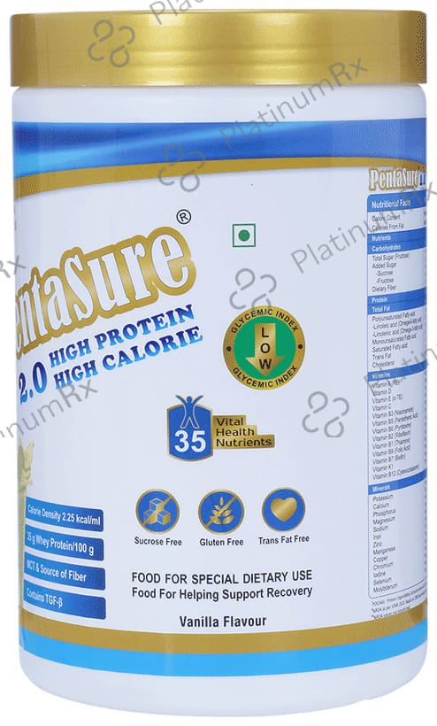 PentaSure 2.0 High Whey Protein Flavour Vanilla Powder 1kg