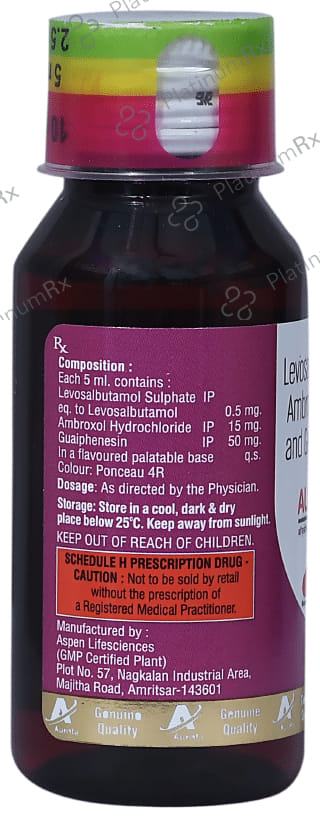 Aurakof-LS Junior Syrup Raspberry