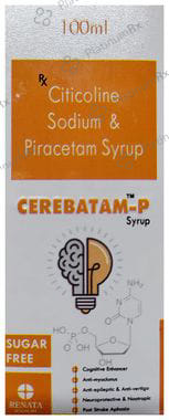 Cerebatam P 500/400mg Syrup 100ml