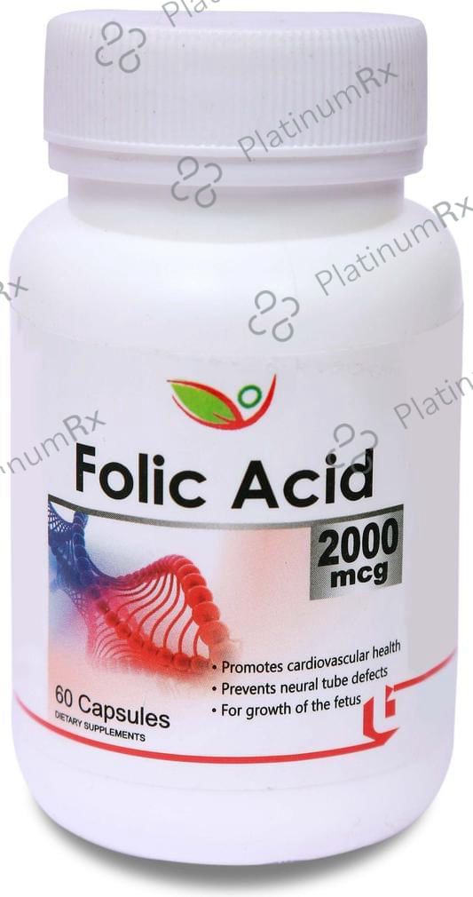 Biotrex Folic Acid 2000mcg Capsule