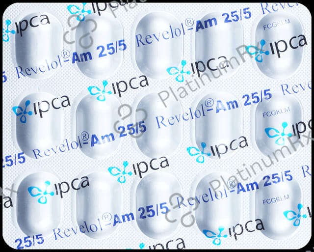 Revelol AM 25/5mg Tablet PR 15s