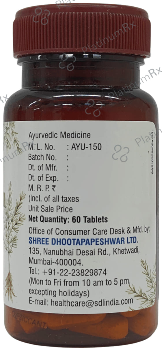 Dhootapapeshwar Satavari Tablet
