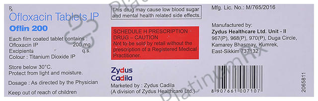 Oflin 200 Tablet