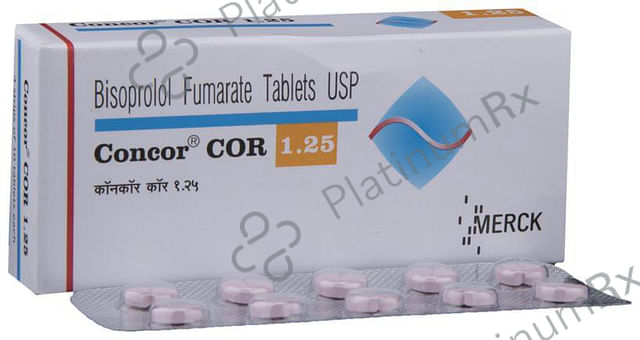 Concor COR 1.25mg Tablet 10s