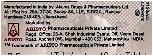 Telvas BS 2.5/40mg Tablet 10s