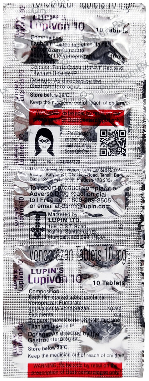 Lupivon 10mg Tablet 10s