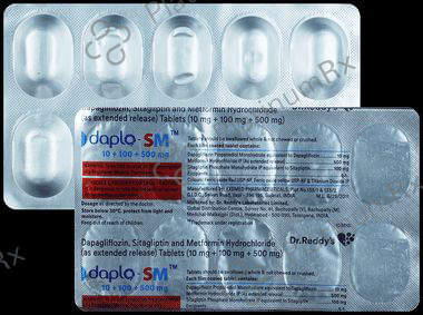 Daplo SM 10/500/100mg Tablet ER 10s