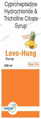 Levo-Hung Syrup Pineapple Sugar Free