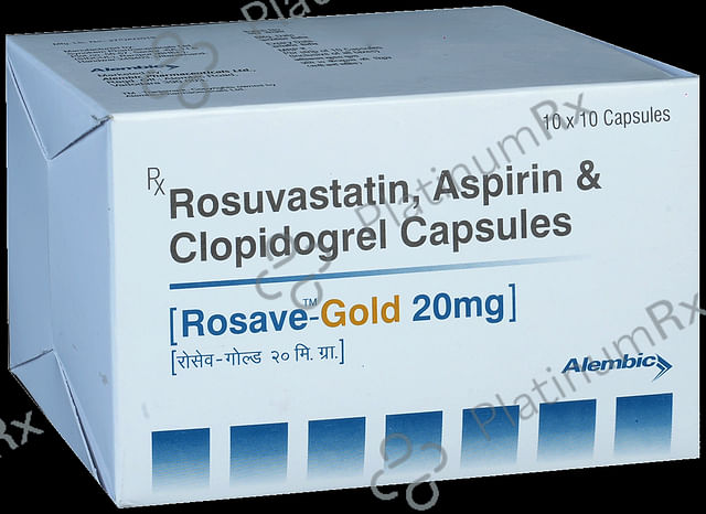 Rosave Gold 20/75/75mg Capsule 10s