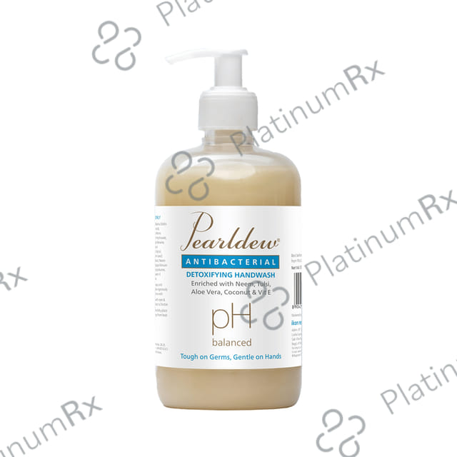 Pearldew Antibacterial Detoxifying Handwash (500ml Each) 1 Bottle