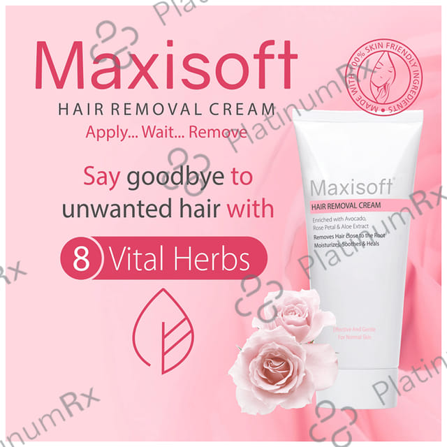 Maxisoft Hair Removal Cream (60gm Each) 4 Tubes