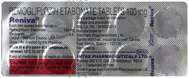 Reniva 100mg Tablet 10s