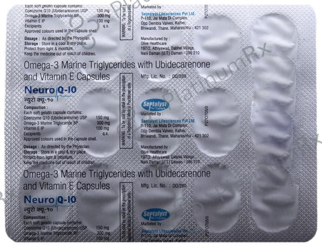 Neuro Q -10 Soft Gelatin Capsule 15 Soft Gelatin Capsule