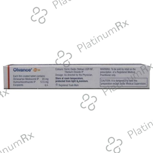 Olvance H 12.5/20mg Tablet 10s