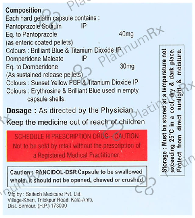 Pancidol-DSR Capsule
