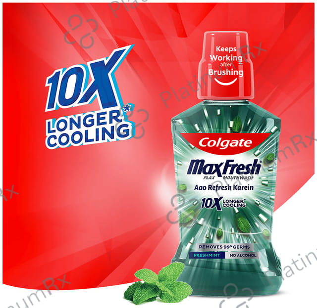 Colgate Fresh Mint MaxFresh Plax Antibacterial Mouth Wash 250ml