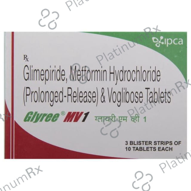 Glyree MV1 1/500/0.2mg Tablet PR 10s