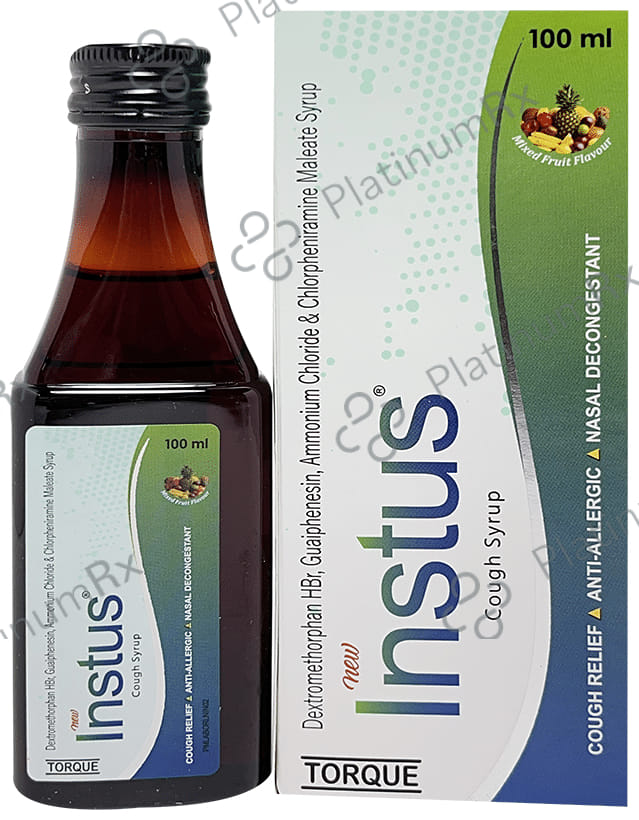 New Instus Cough Syrup Mixed Fruit