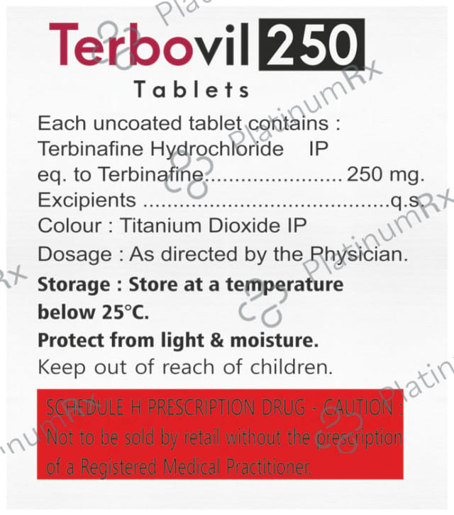 Terbovil 250mg Tablet 7s