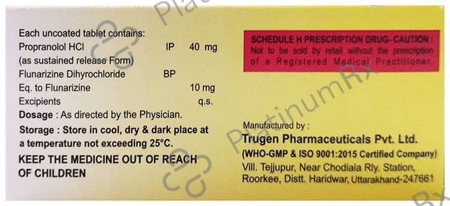 Morelol Plus 10/40mg Tablet SR 10s