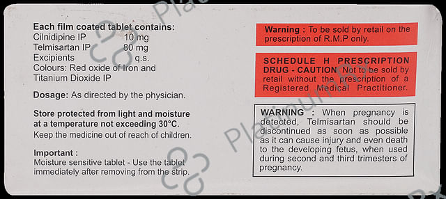 Cetanil T 10/80mg Tablet 10s
