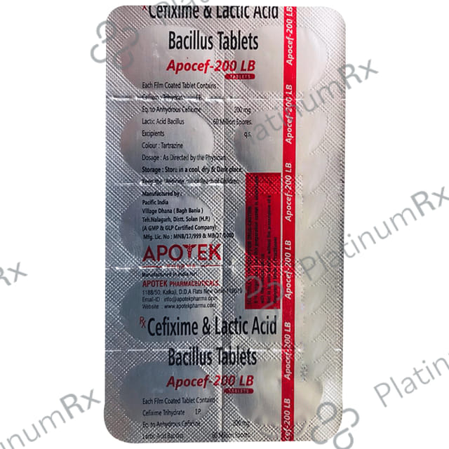 Apocef 200 LB Tablet