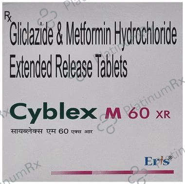 Cyblex M 60/500mg Tablet XR 15s
