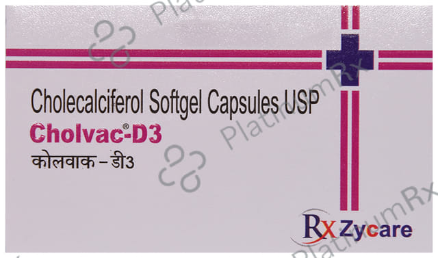 Cholvac D3 Softgel Capsule 4s