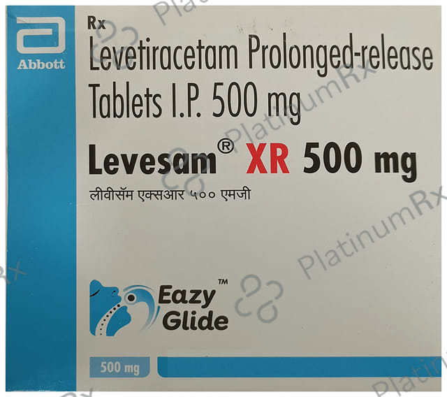 Levesam XR 500mg Eazy Glide Tablet PR 15S
