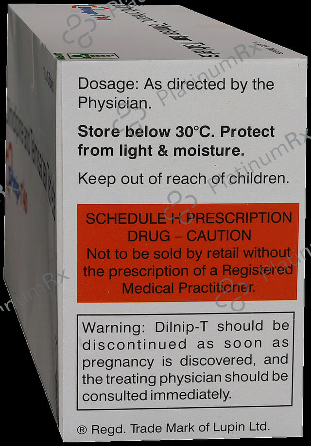 Dilnip T 10/40mg Tablet 15s