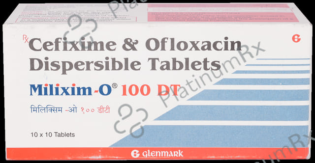 Milixim O 100/100mg Tablet DT 10s